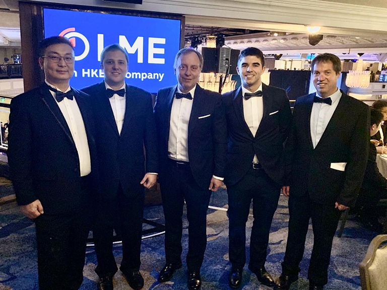 Presencia de Mirador-MIC en la cena anual de la Bolsa de Metales de Londres (LME)